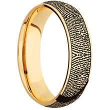 14K Yellow Gold + Polish Finish