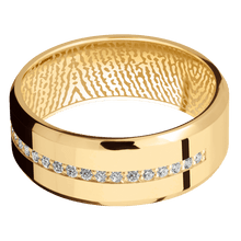 14K Yellow Gold + Polish , Polish Finish
