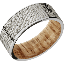Stainless Steel + Polish Finish + Natural Oak