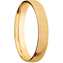 10K Yellow Gold + Satin Finish