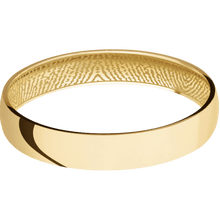 10K Yellow Gold + Polish Finish