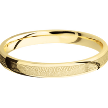 14K Yellow Gold + Polish Finish