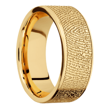 14K Yellow Gold + Bead Finish