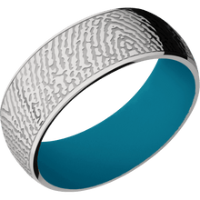 Titanium + Polish Finish + Sea Blue