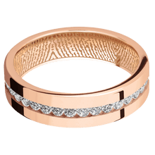 10K Rose Gold + Polish Finish