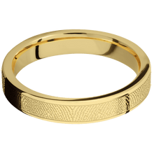 10K Yellow Gold + Polish Finish