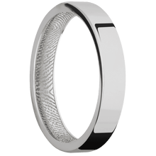 18K White Gold + Polish Finish
