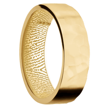 10K Yellow Gold + Rockpolish Finish
