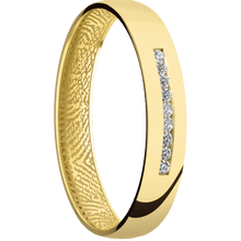 10K Yellow Gold + Polish Finish