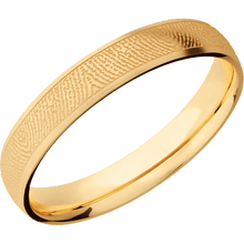 10K Yellow Gold + Satin Finish