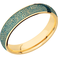 14K Yellow Gold + Polish Finish
