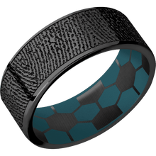 Zirconium + Polish Finish + Ridgeway Blue