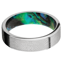 Stainless Steel + Polish Finish + Abalone