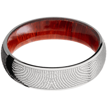 Palladium Silver + Polish Finish + Padauk