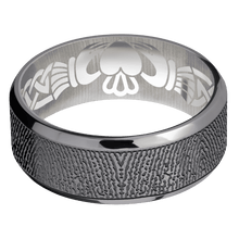 Tantalum + Sand , Polish Finish + Palladium Silver