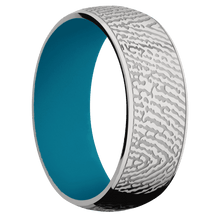 Titanium + Polish Finish + Sea Blue
