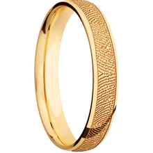14K Yellow Gold + Polish Finish