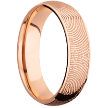 14K Rose Gold + Polish Finish