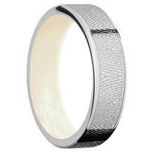 Stainless Steel + Polish Finish + Freshwater Mother of Pearl