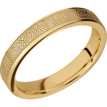 10K Yellow Gold + Satin Finish