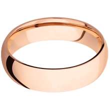 14K Rose Gold + Polish Finish