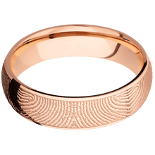 14K Rose Gold + Polish Finish