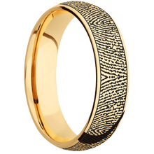 14K Yellow Gold + Polish Finish