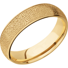 10K Yellow Gold + Bead Finish