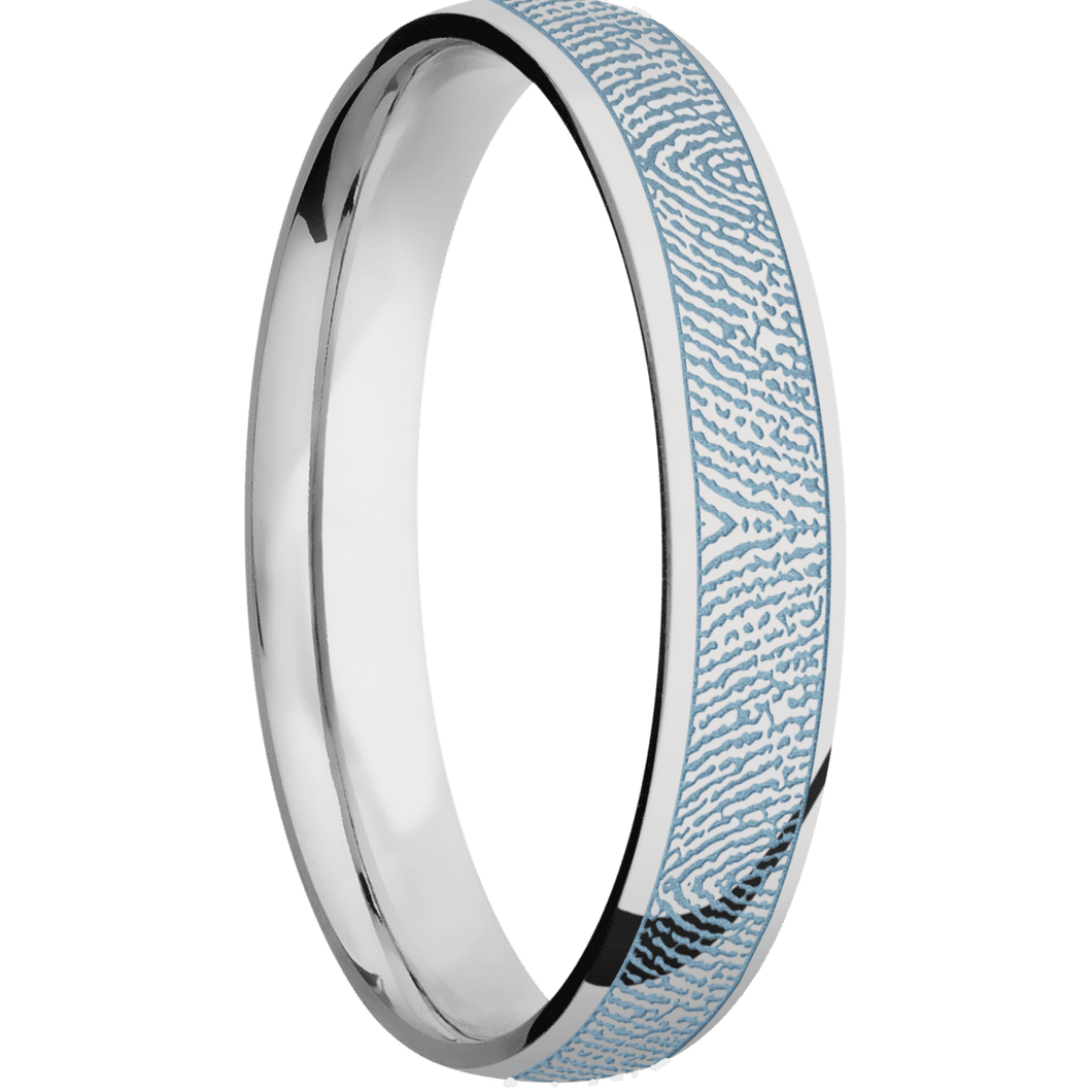 Palladium Silver + Polish Finish