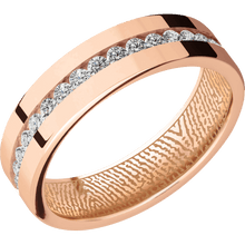 10K Rose Gold + Polish Finish