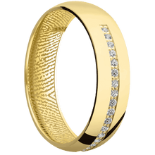 14K Yellow Gold + Polish Finish