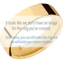 14K Yellow Gold + Polish Finish