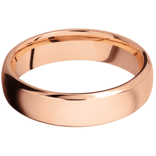 14K Rose Gold + Bead , Polish Finish