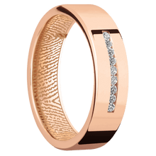 10K Rose Gold + Polish Finish
