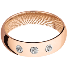 14K Rose Gold + Polish Finish
