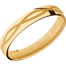 14K Yellow Gold + Polish Finish