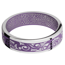 Palladium Silver + Polish Finish + Wild Purple