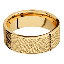 14K Yellow Gold + Polish Finish