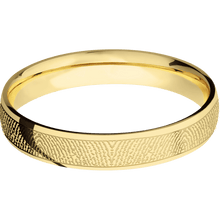 14K Yellow Gold + Polish Finish