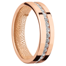 10K Rose Gold + Polish Finish