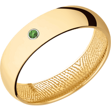 14K Yellow Gold + Polish Finish