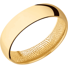 14K Yellow Gold + Polish Finish