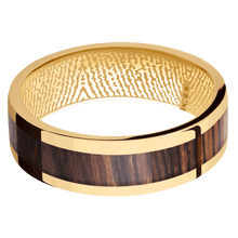 14K Yellow Gold + Polish Finish