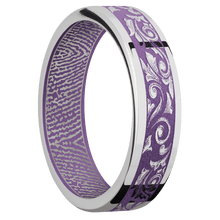Palladium Silver + Polish Finish + Wild Purple