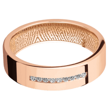 10K Rose Gold + Polish Finish