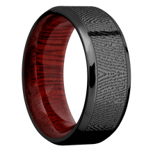 Zirconium + Polish , Polish Finish + Blood Wood