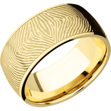 14K Yellow Gold + Polish Finish
