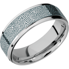 Enameled Fingerprint Ring