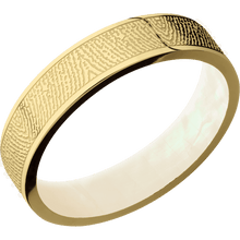 10K Yellow Gold + Polish Finish + Freshwater Mother of Pearl