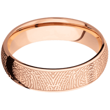 14K Rose Gold + Polish Finish